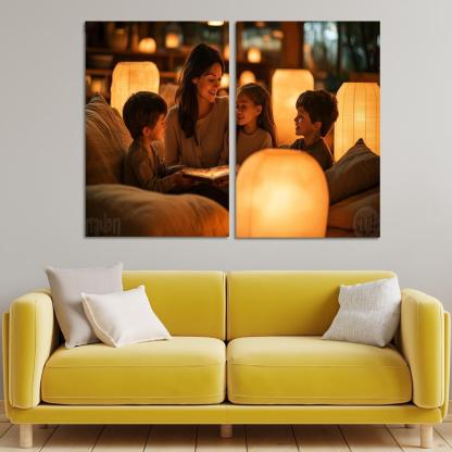 Treasured Stories A Mothers Gift Of Narratives Canvas Paintings Frame