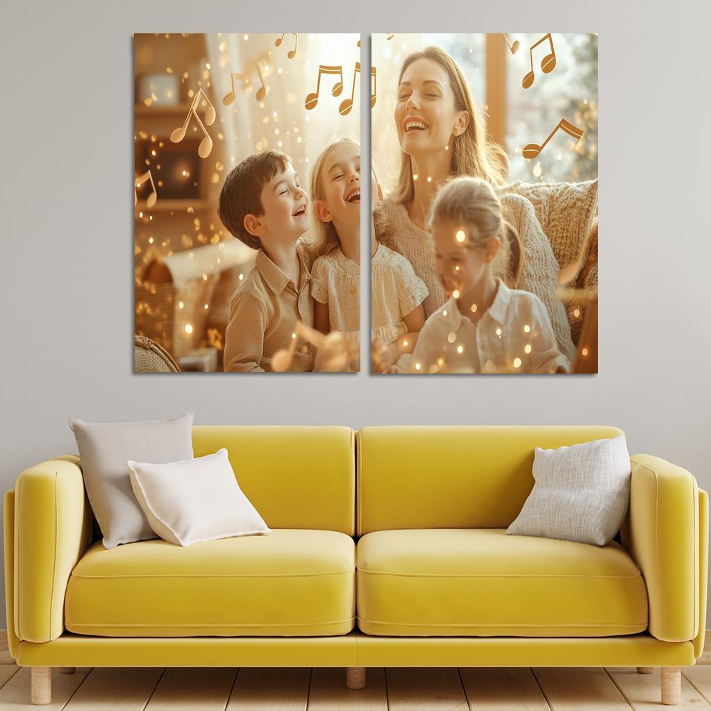 A Symphony Of Love Music That Connects Custom Paintings Frame