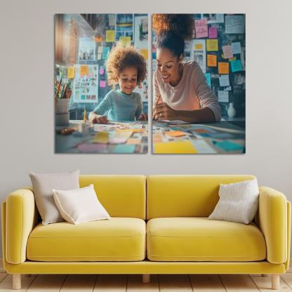 Wings Of Encouragement A Mothers Support Custom Paintings Frame