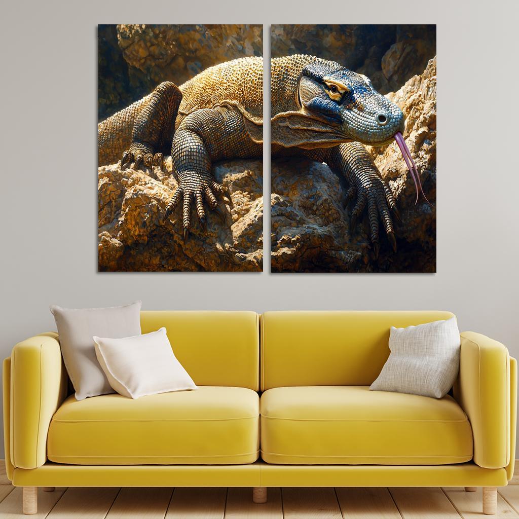 The Powerful Komodo Dragon The Earth's Largest Lizard Art Trends