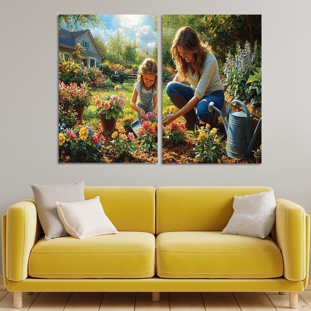 The Garden Of Our Hearts Nurtured By Mom One-piece Frames