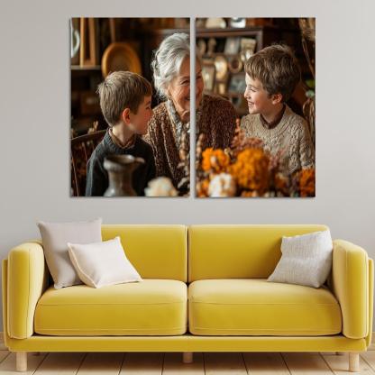 Timeless Bonds A Mothers Enduring Legacy Canvas Paintings Frame