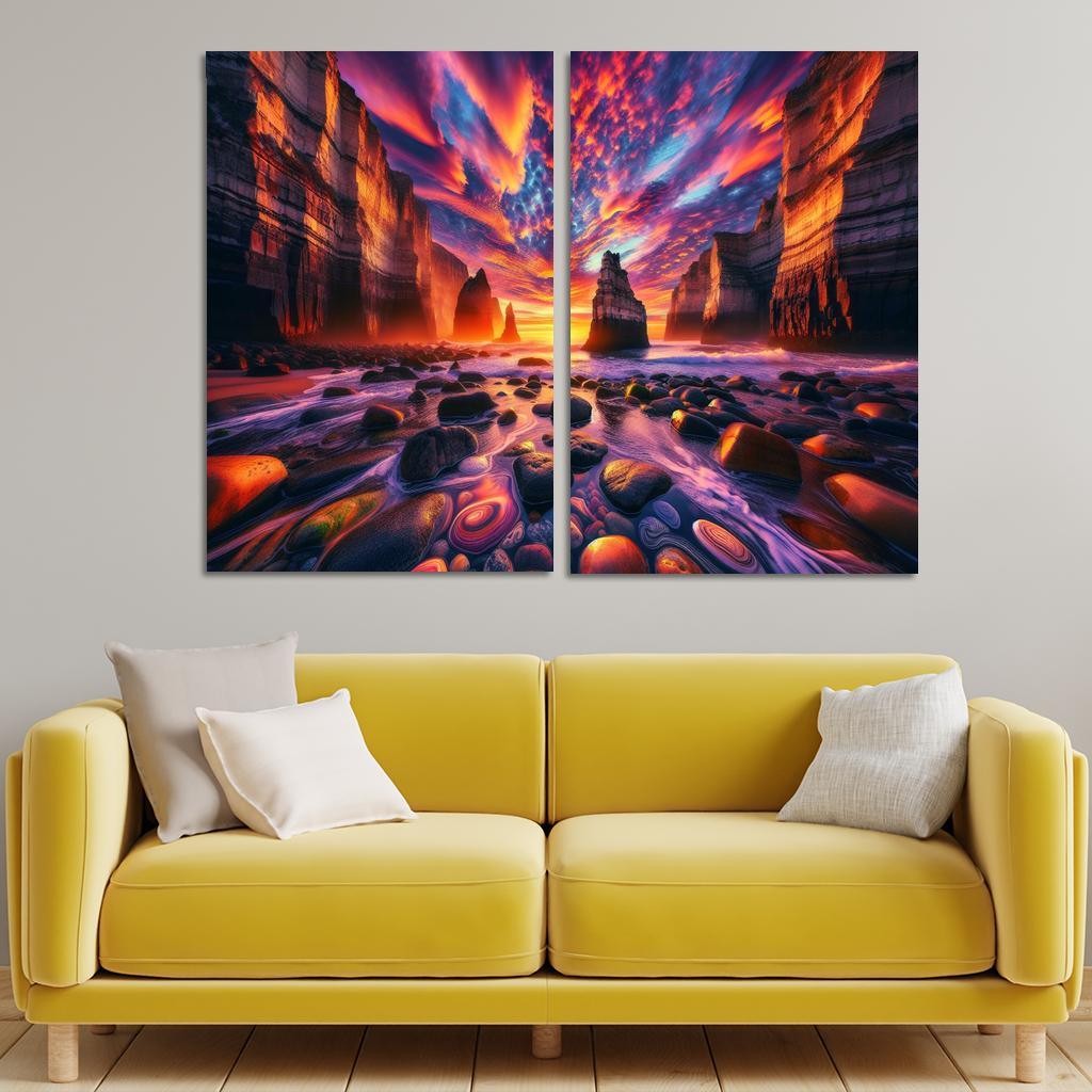 Sunset Cliffs A Photographer's Dream Custom Paintings Frame