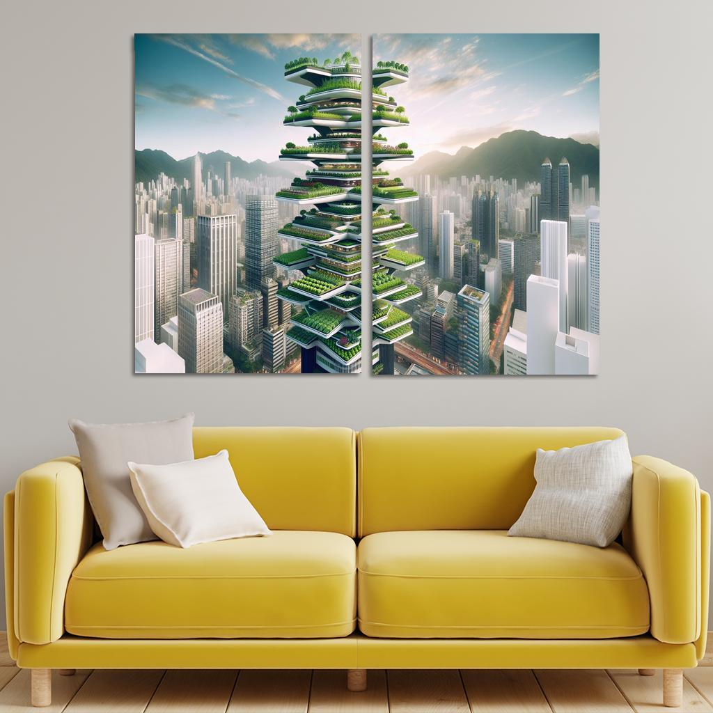 Vertical Farms As Architecture Custom Paintings Frame