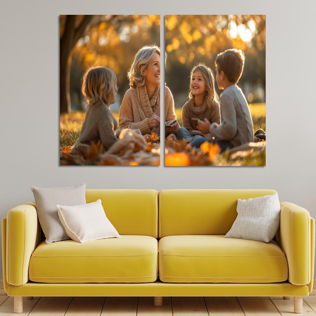 Heartstrings Of Memories A Mothers Gift Of Love Canvas Paintings Frame