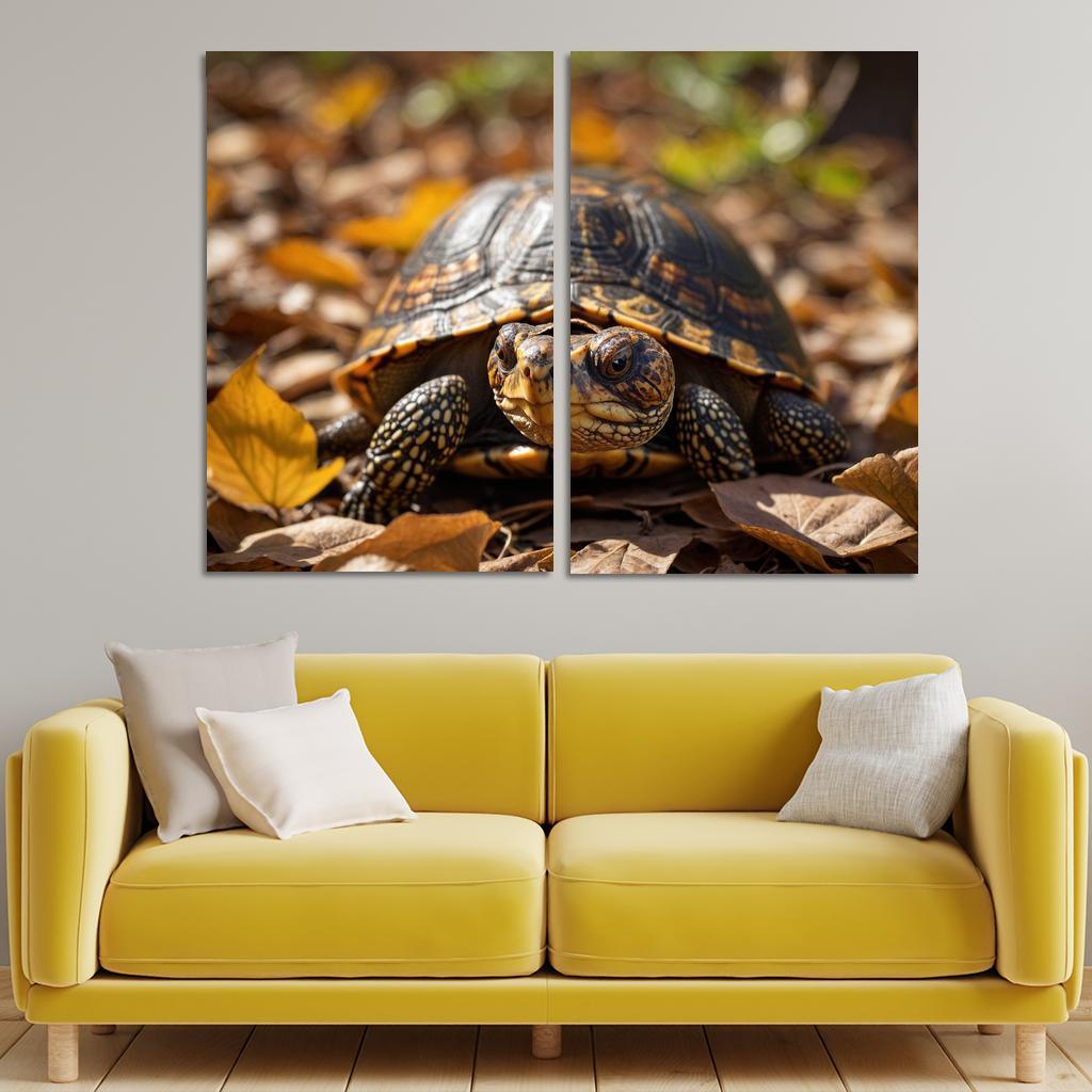 The Elegant Swallowtail Butterfly In A Wildflower Meadow Framed Paintings