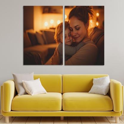 Caring Hands The Touch Of A Mother Canvas Paintings Frame
