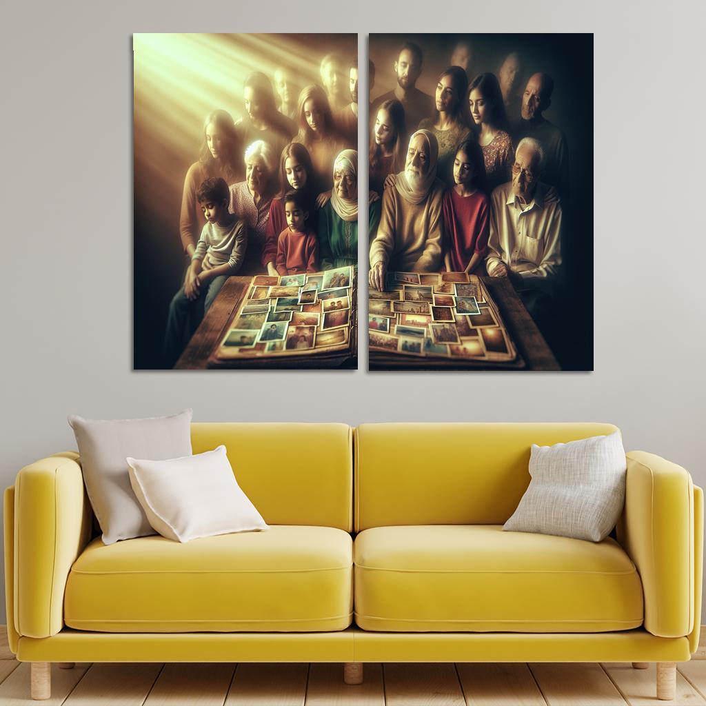 Fading Memories The Impact Of Climate Change Custom Paintings Frame