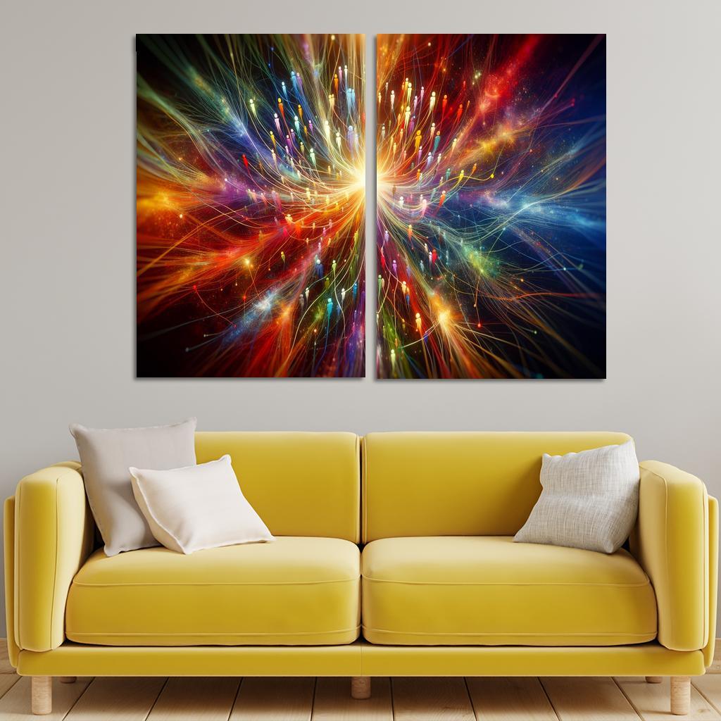 Echoes Of Connection Premium Artwork Frames