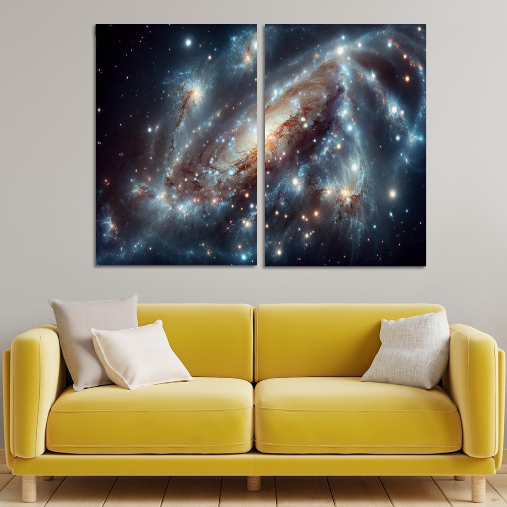 The Enigmatic Life Of Cosmic Dust Abstract Paintings Frame