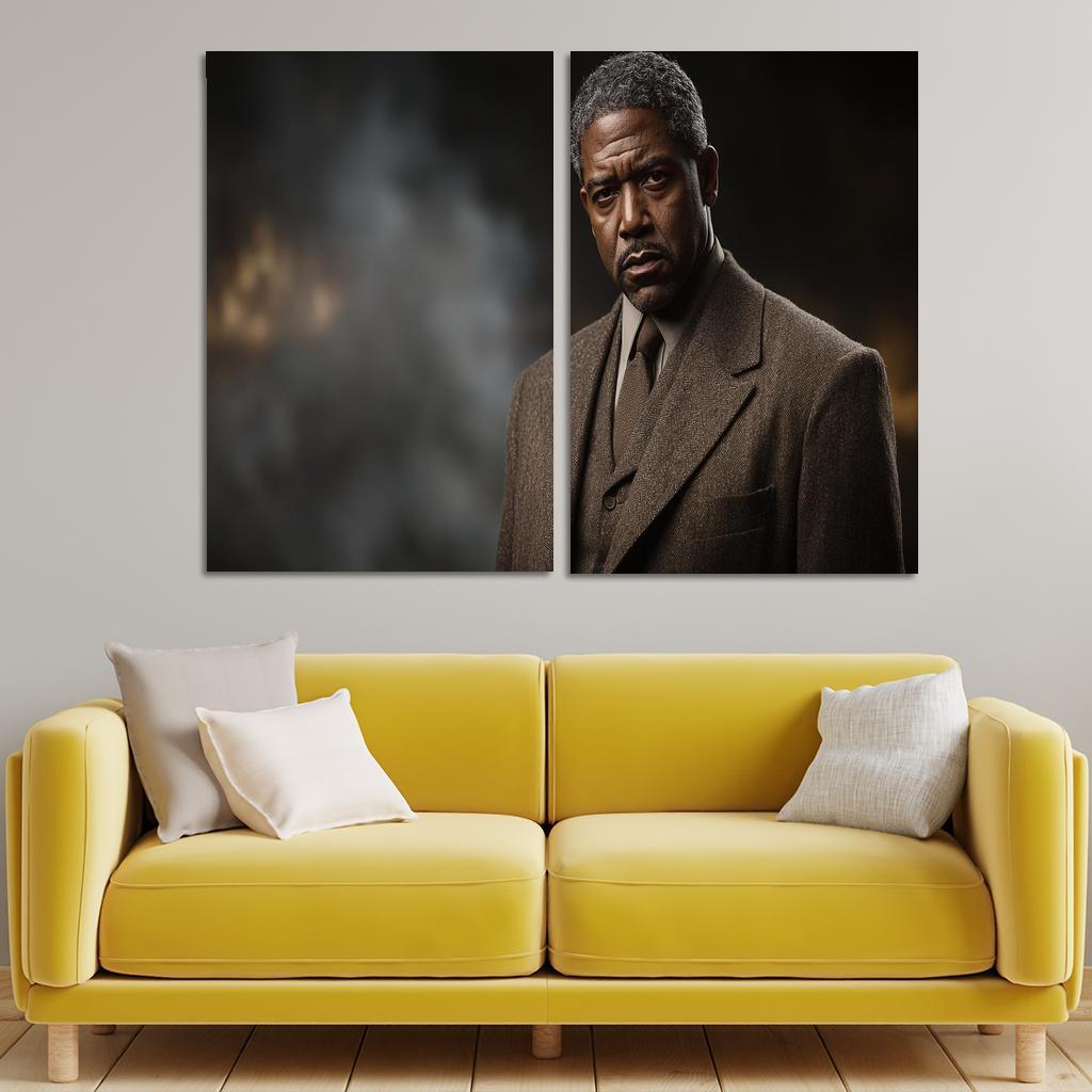 Denzel Washington The Voice Of A Leading Man Framed Paintings