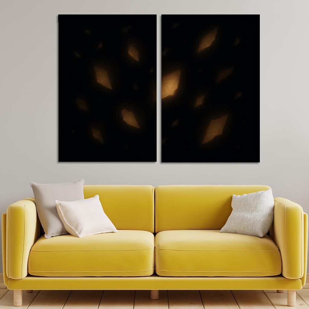 Fragments Of Eternal Whispers Oil Paintings Frame