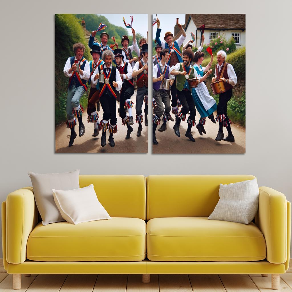 Morris Dance The Folk Tradition Of England Modern Paintings Frame