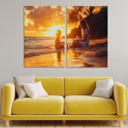 Messages In A Bottle A Mothers Wisdom Custom Paintings Frame