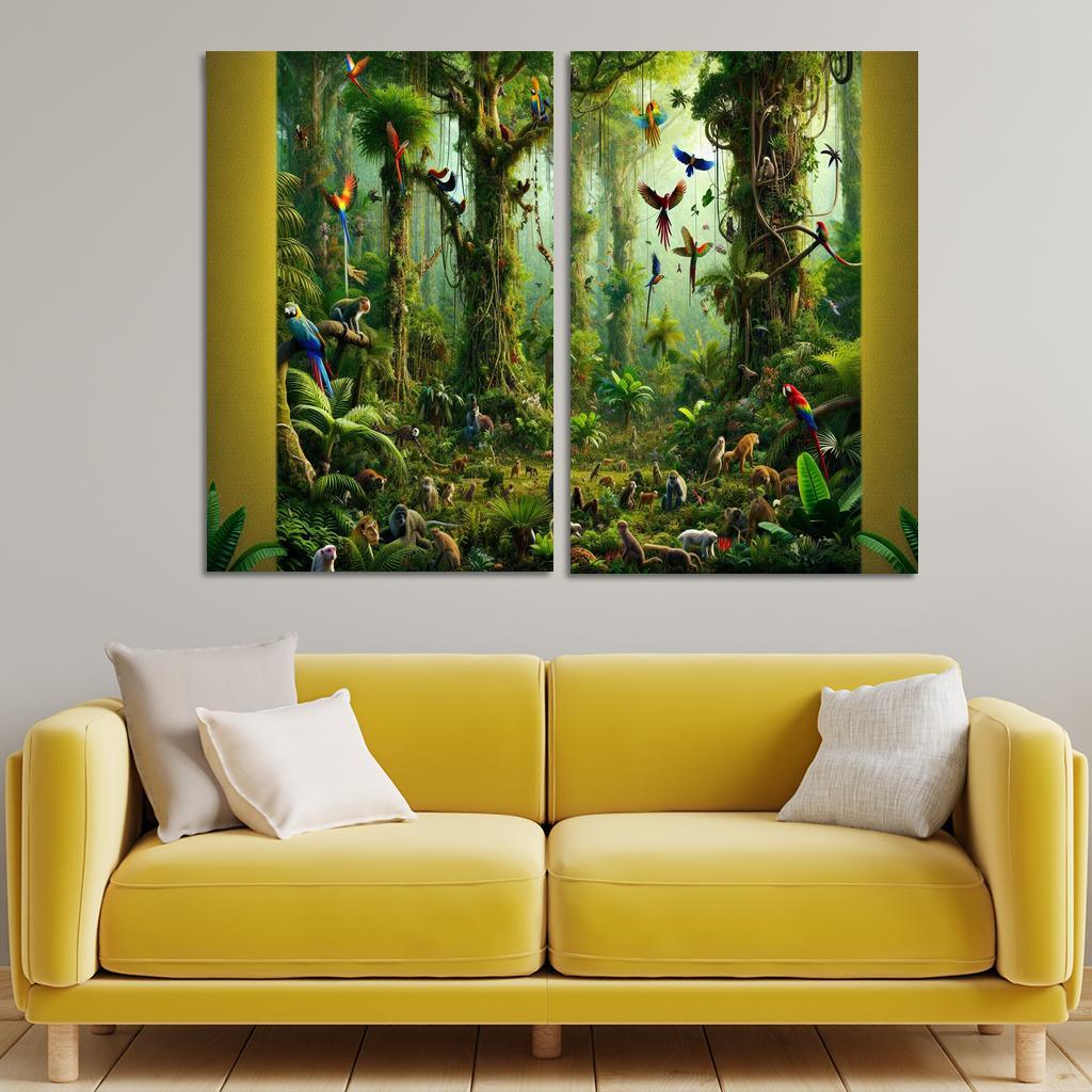 Nature's Voices Advocating For Biodiversity Custom Paintings Frame