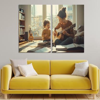 Heartstrings The Music Of Love Custom Paintings Frame