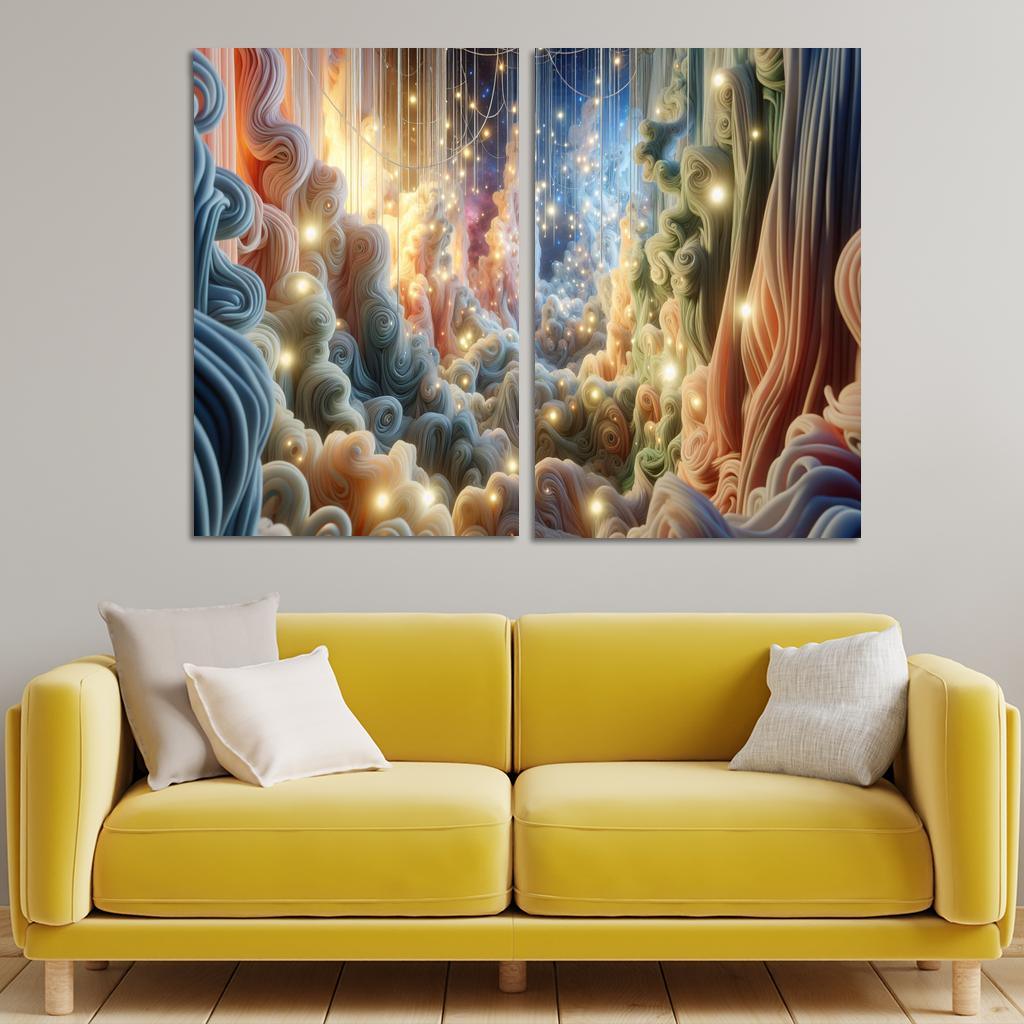 Whispers of Forgotten Dreams 2 Piece HD Canvas Wall Art-Original Frame