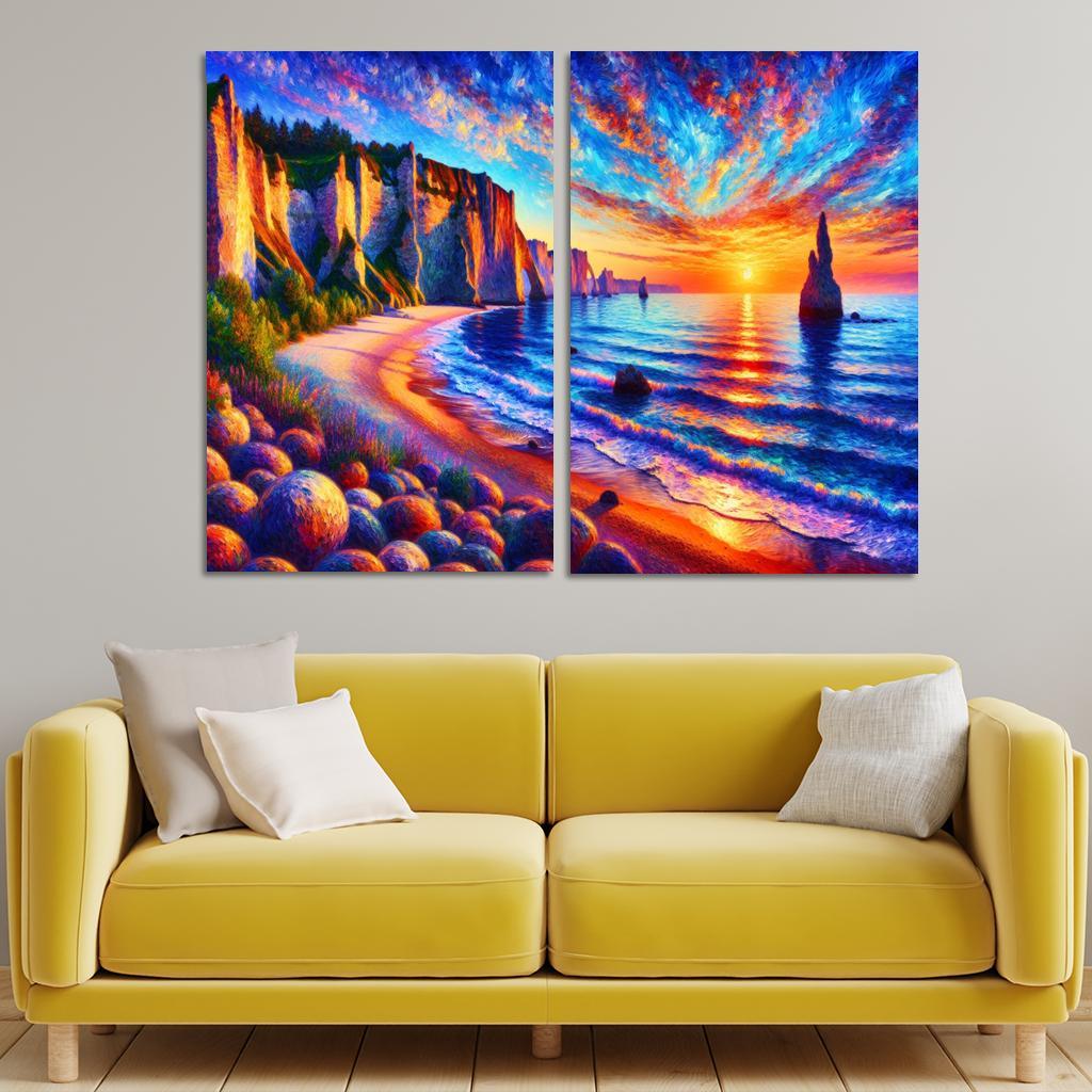 Seaside Enclave Artistic Inspiration Premium Artwork Frames