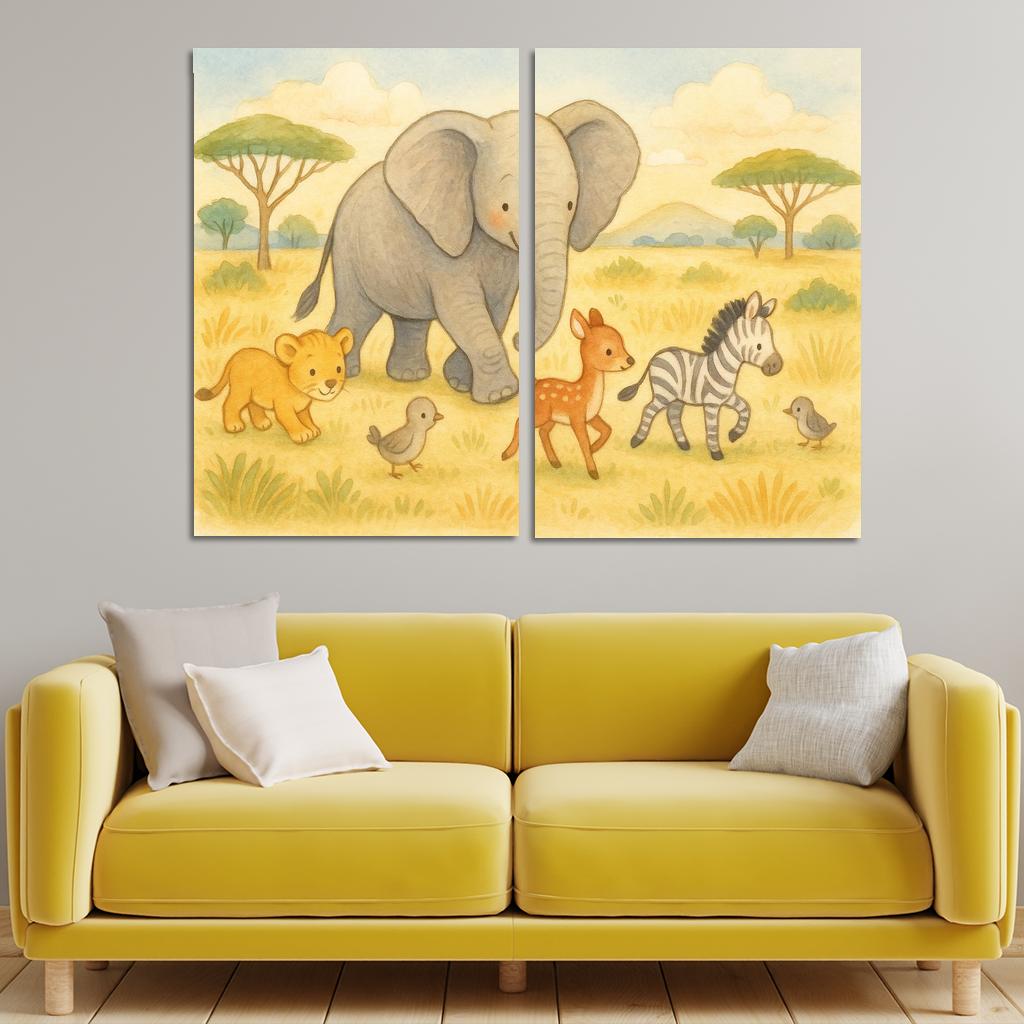 Gentle Giant Elephant Quest Premium Artwork Frames