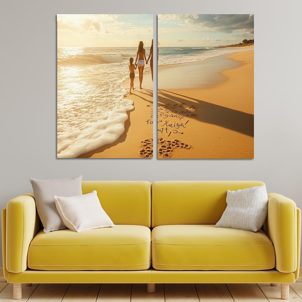 Footprints In The Sand A Mothers Journey One-piece Frames