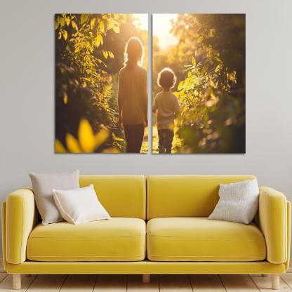 Journey Of Hearts A Mothers Guiding Love Custom Paintings Frame
