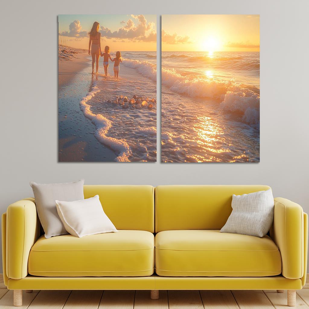 Waves Of Love The Depth Of Motherhood Custom Paintings Frame