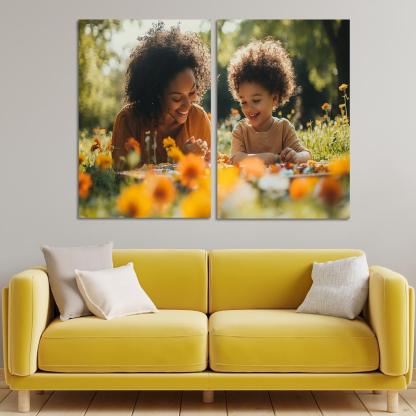 The Gift Of Time A Mothers Presence Custom Paintings Frame