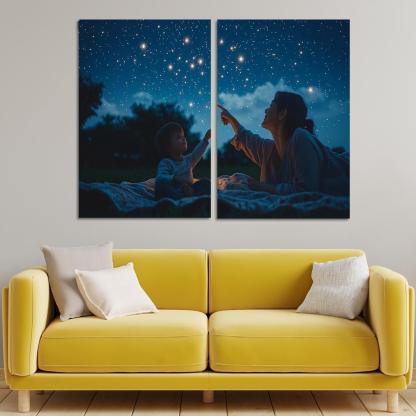 Stars In Our Eyes Dreams Of Tomorrow Custom Paintings Frame