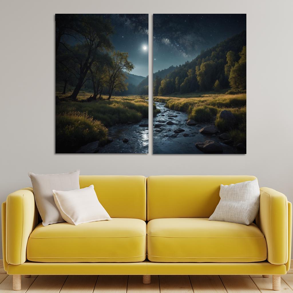 The Mystical Valley Of Moonlit Dreams Art Trends