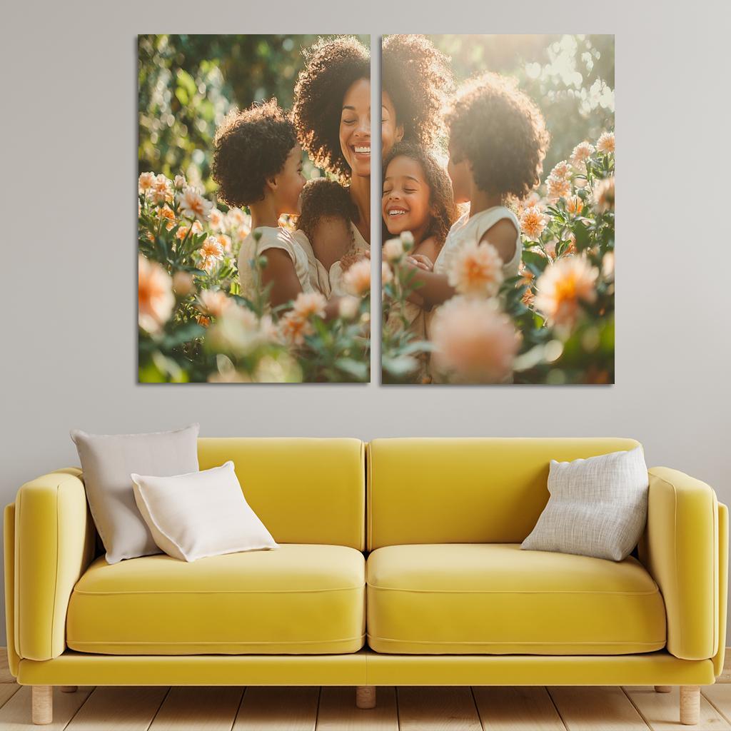 The Circle Of Love A Mothers Embrace Canvas Paintings Frame