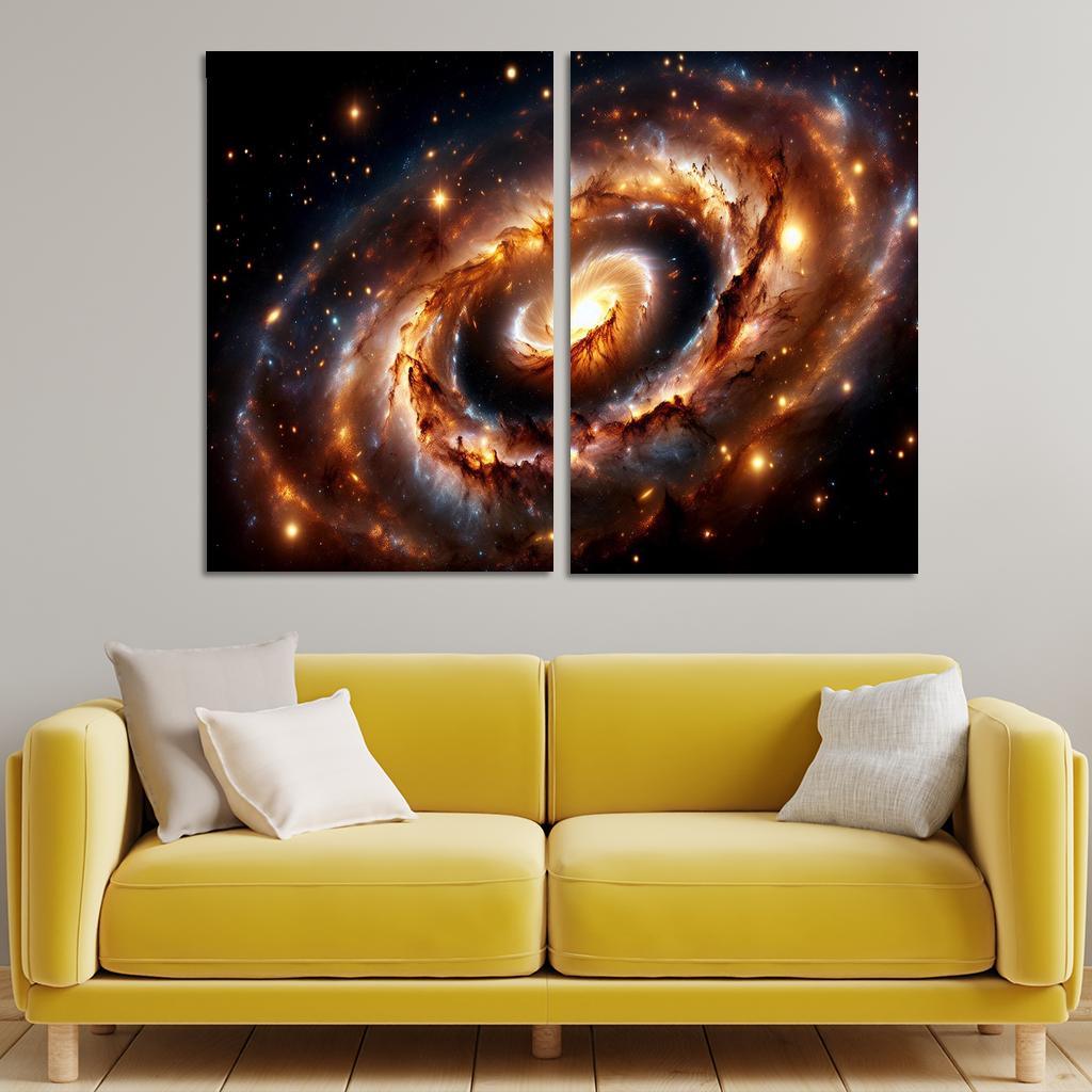 The Phenomenon Of Quasars Abstract Paintings Frame
