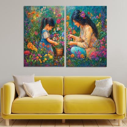 The Garden Of Gratitude A Mothers Nurturing Hands One-piece Frames