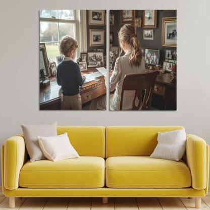 Letters To The Future A Mother's Legacy Canvas Paintings Frame