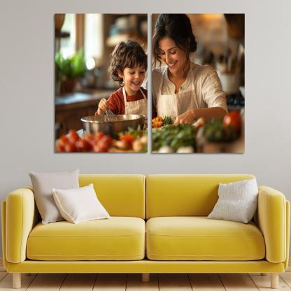 The Heart Of Home A Mothers Unconditional Love Canvas Paintings Frame