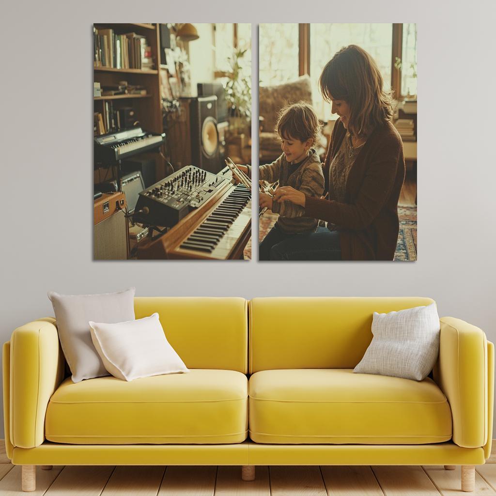 Songs Of The Heart A Mothers Melodic Influence Canvas Paintings Frame