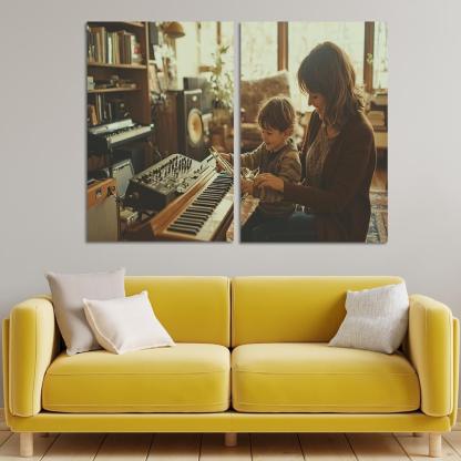 Songs Of The Heart A Mothers Melodic Influence Canvas Paintings Frame