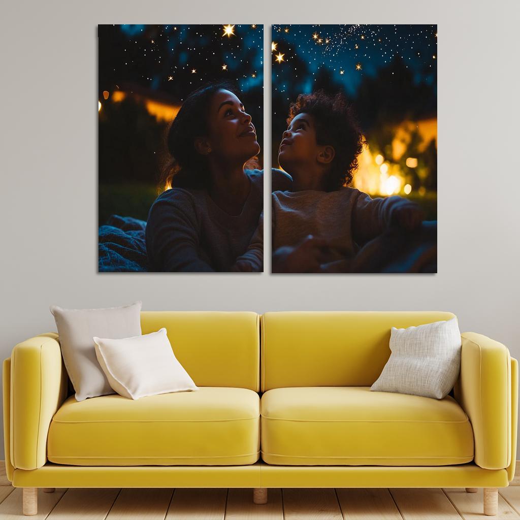 The Stars Of Our Story A Mothers Influence Custom Paintings Frame