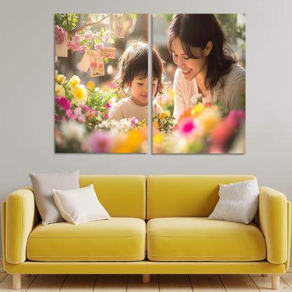 The Garden Of Memories Planting Seeds Of Love Canvas Paintings Frame
