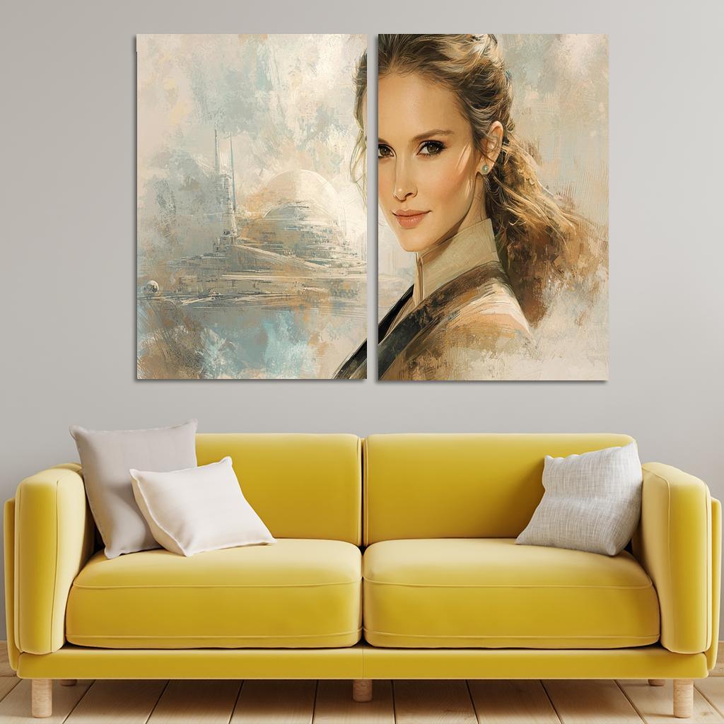 Natalie Portman From Padm To The Powerful Framed Paintings