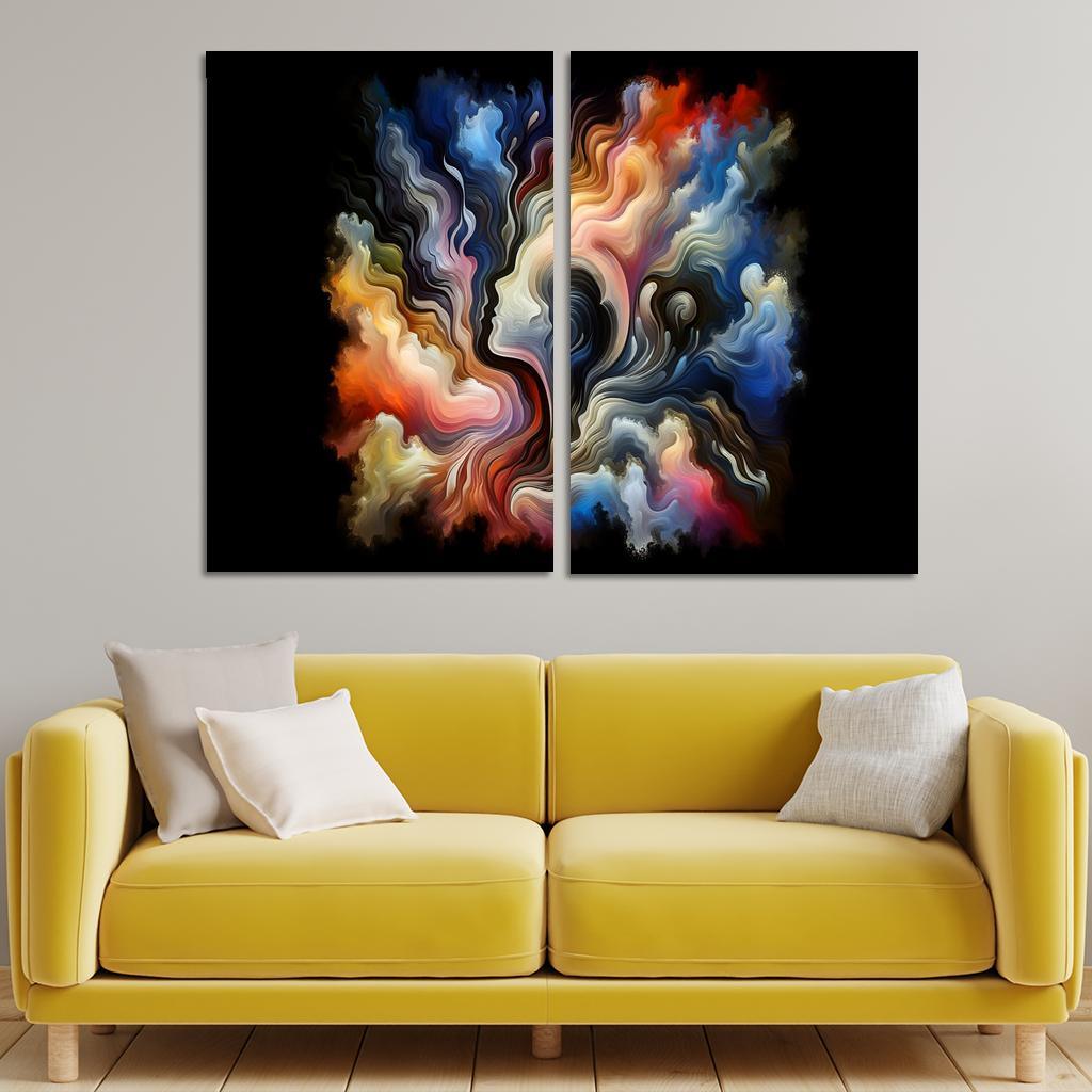 Invisible Illness The Reality Of Mental Health Multi-panel Paintings