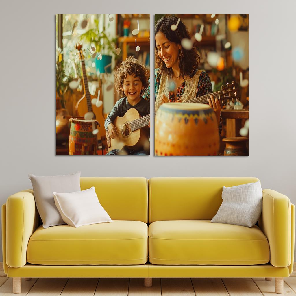 Echoes Of Love The Soundtrack Of A Mothers Heart Custom Paintings Frame