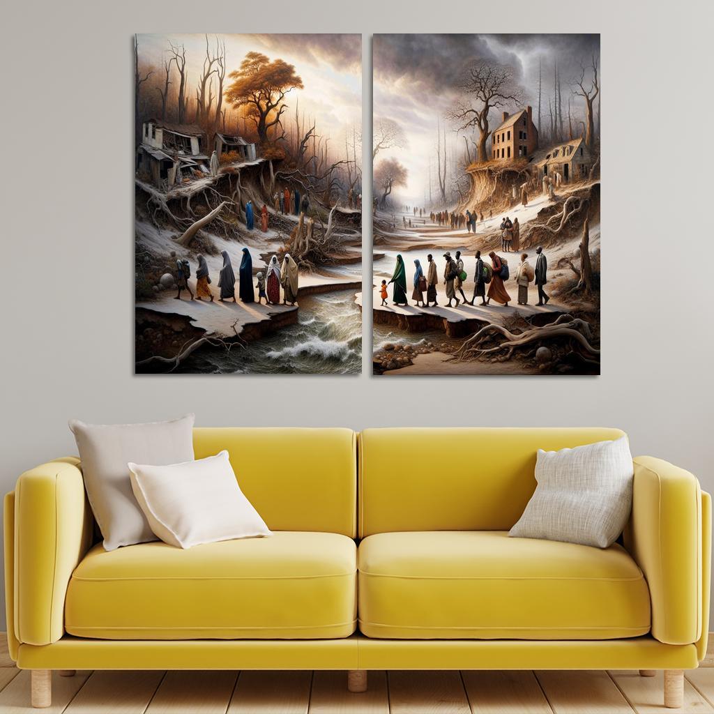 Climate Refugees The Human Face Of Environmental Displacement Art Trends