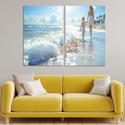 Waves Of Love The Ocean Of Motherhood Custom Paintings Frame