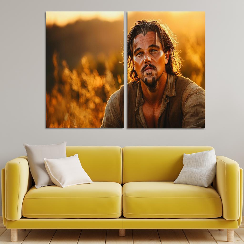 Leonardo Dicaprio Chasing Dreams Beyond Titanic Waters Framed Paintings