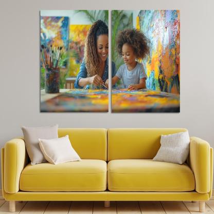 The Art Of Nurturing A Mothers Gentle Care One-piece Frames