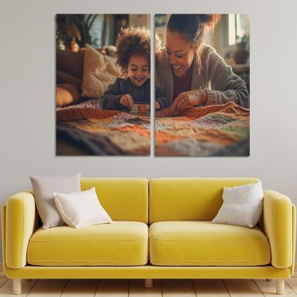 The Fabric Of Life A Mothers Threads Custom Paintings Frame