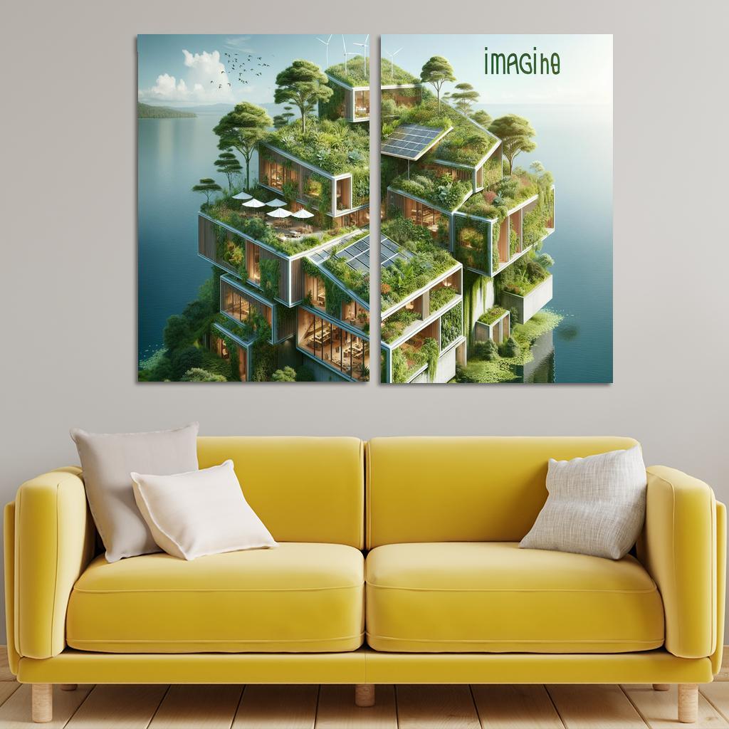 Symbiotic Architecture Custom Paintings Frame
