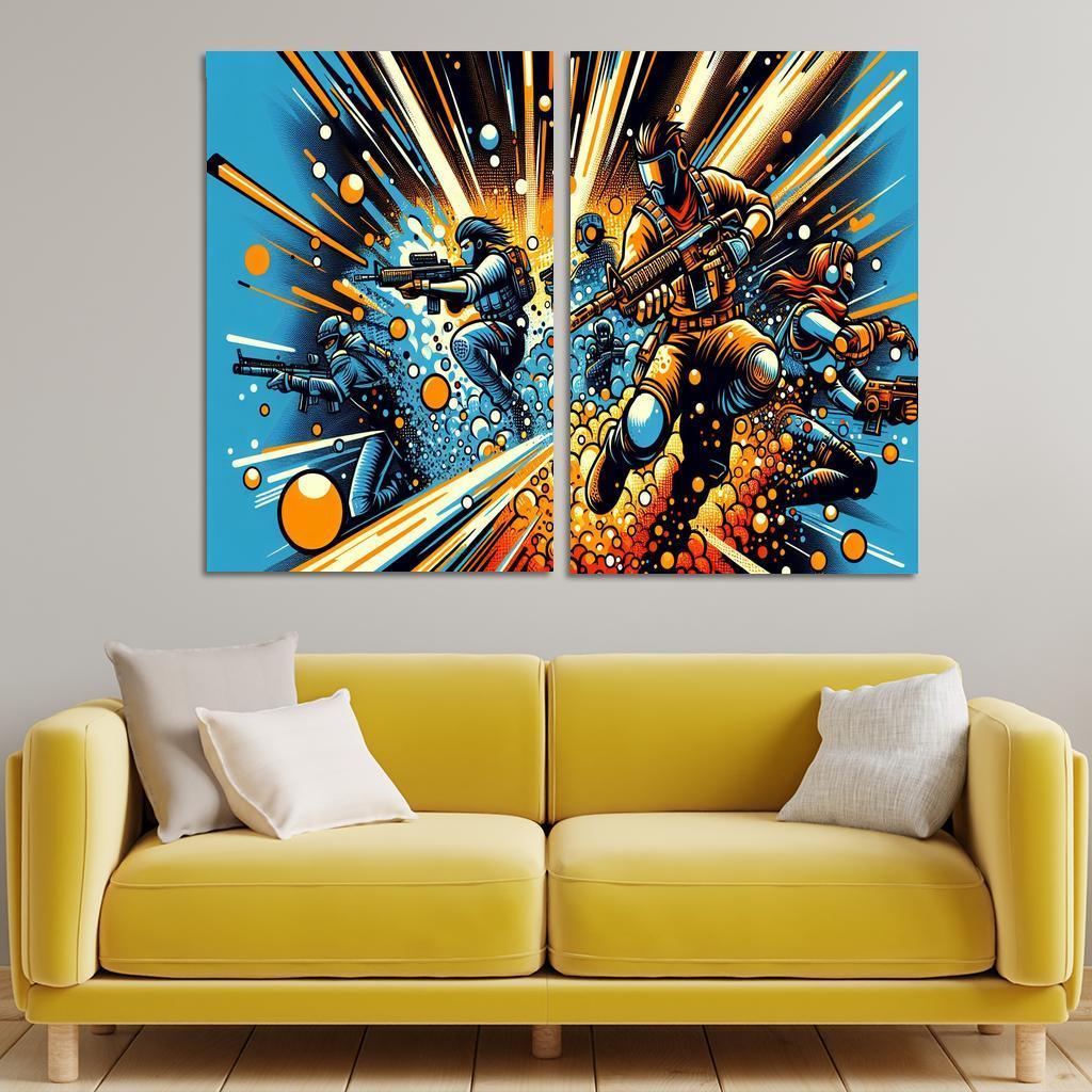 Dragon Ball Universe 2 Piece HD Canvas Wall Art-Original Frame