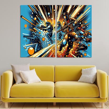 Dragon Ball Universe 2 Piece HD Canvas Wall Art-Original Frame