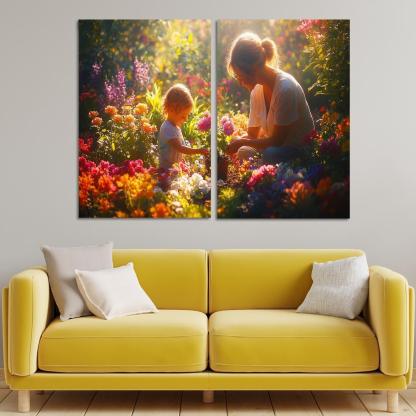 The Garden Of Memories Cultivating Love Custom Paintings Frame